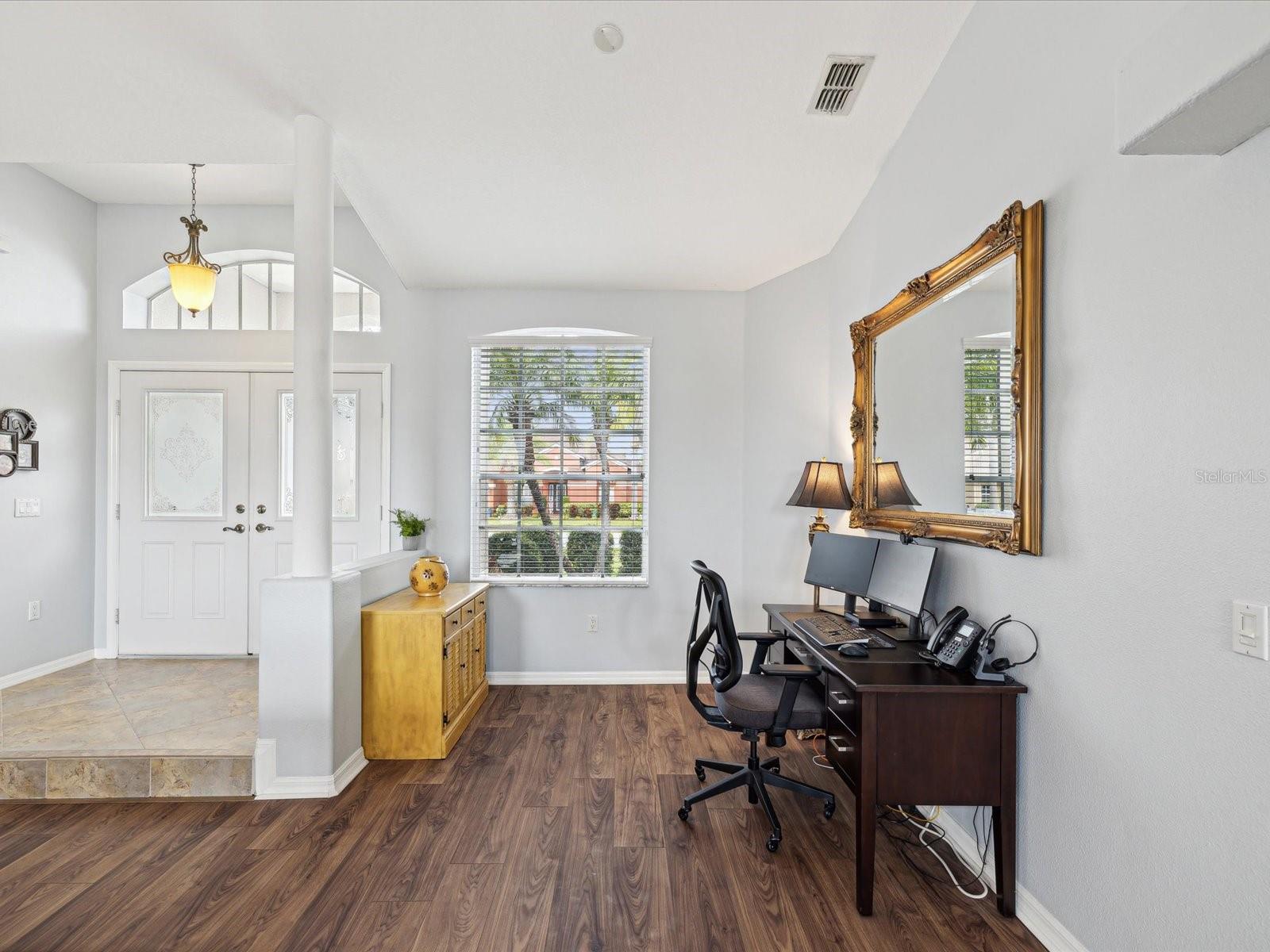 Dining room, being used as an office