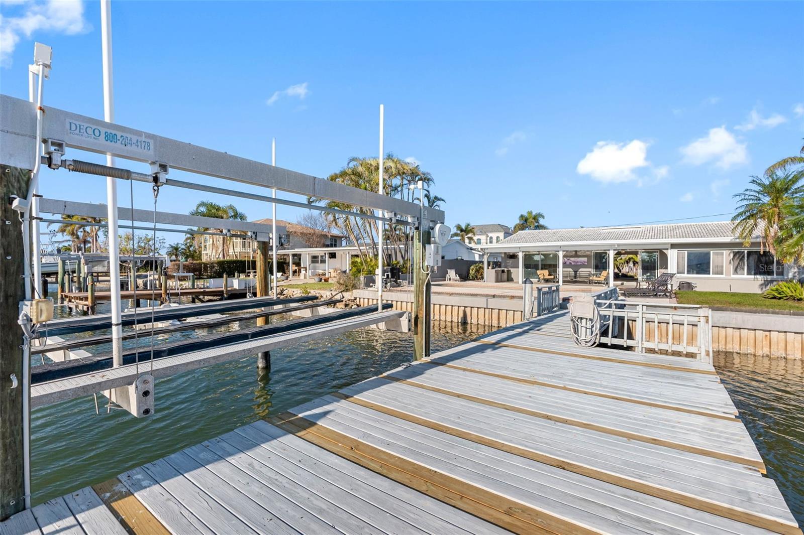 16,000 lb boat lift.