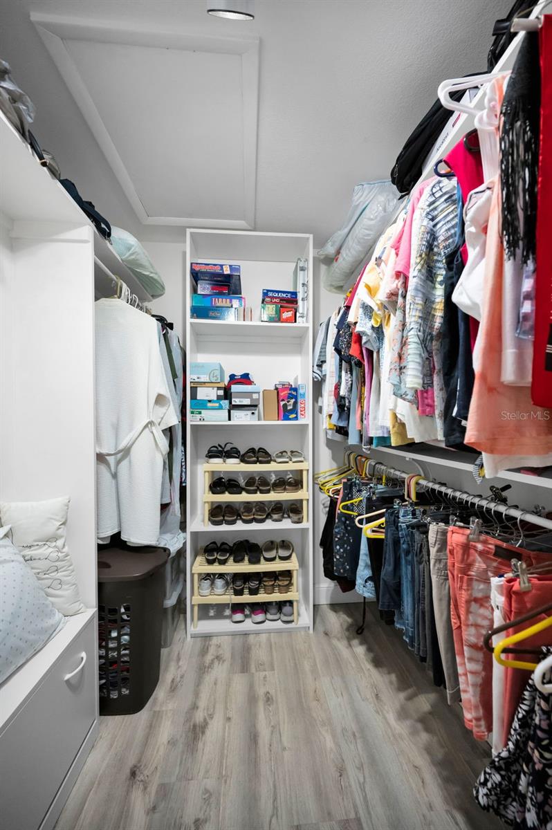 Master Bedroom Walk-in Closet