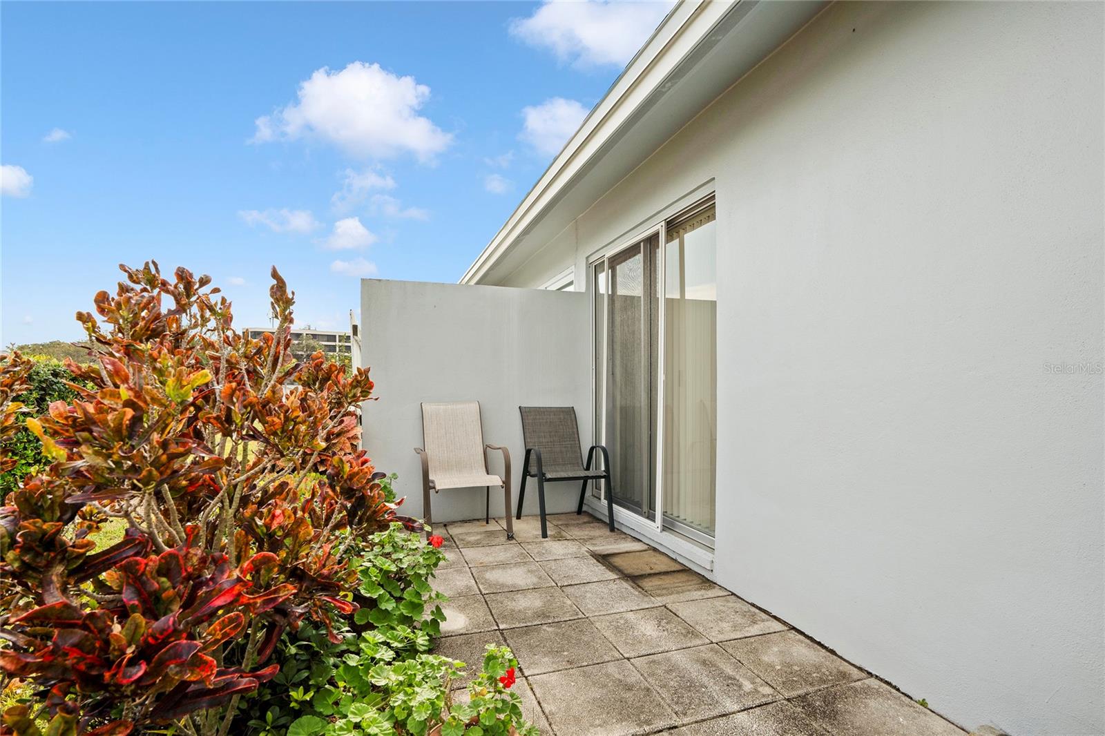 Side Patio off Bedroom