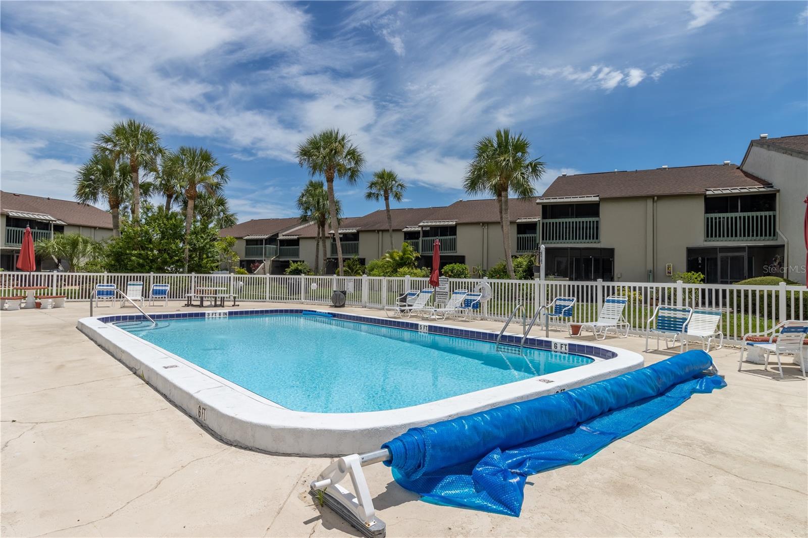 Heated community pool