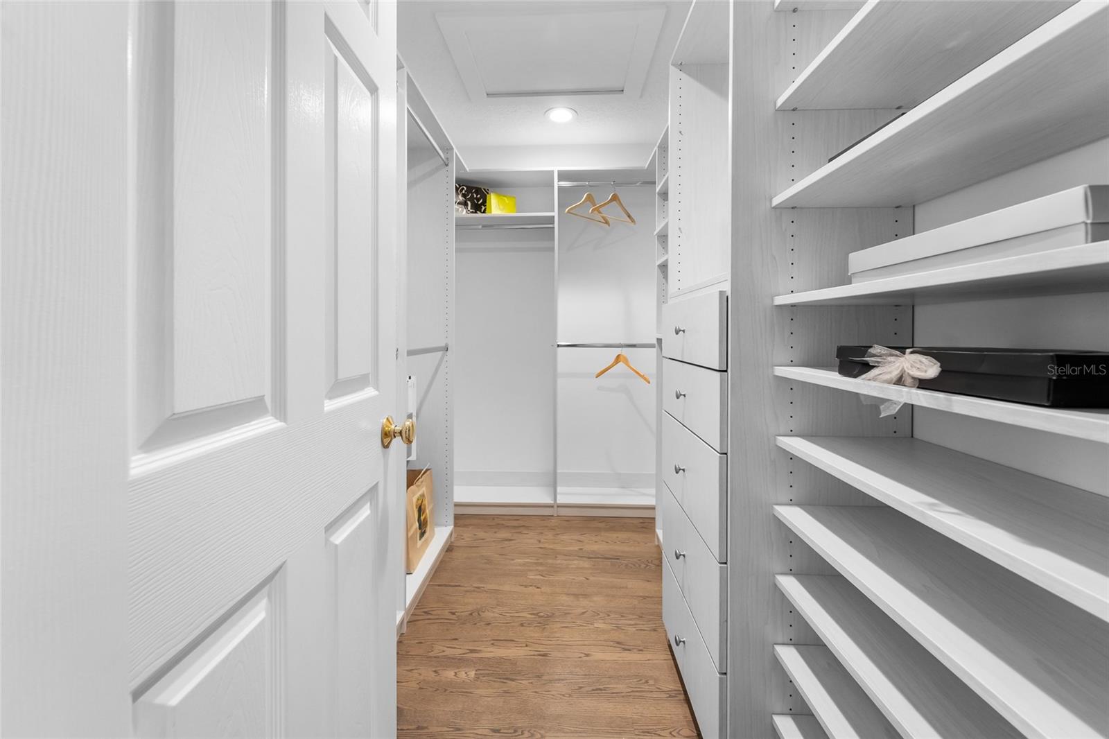 Primary Walk-in Custom Closet