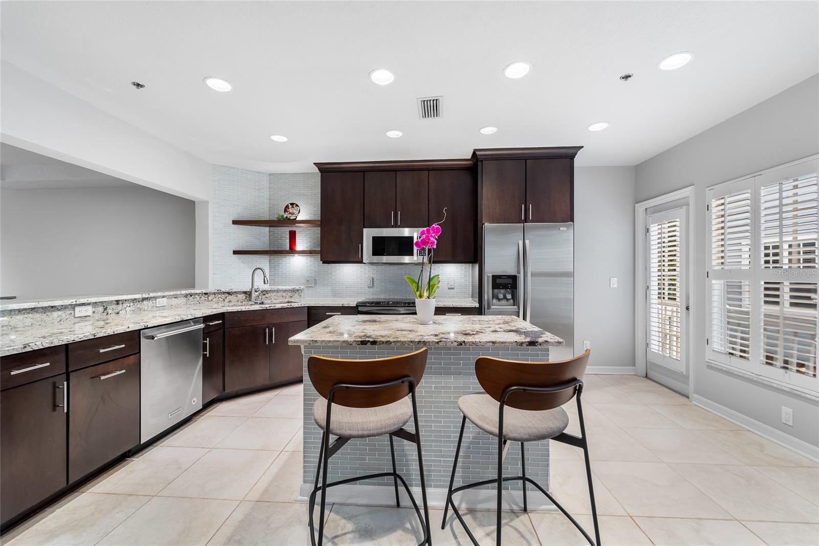 Large open kitchen