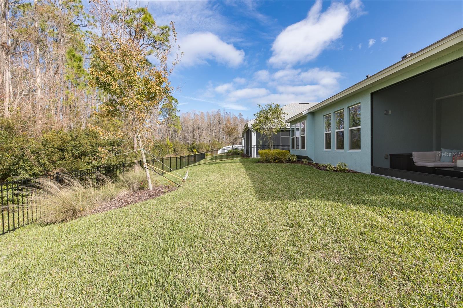 HUGE FENCED IN YARD