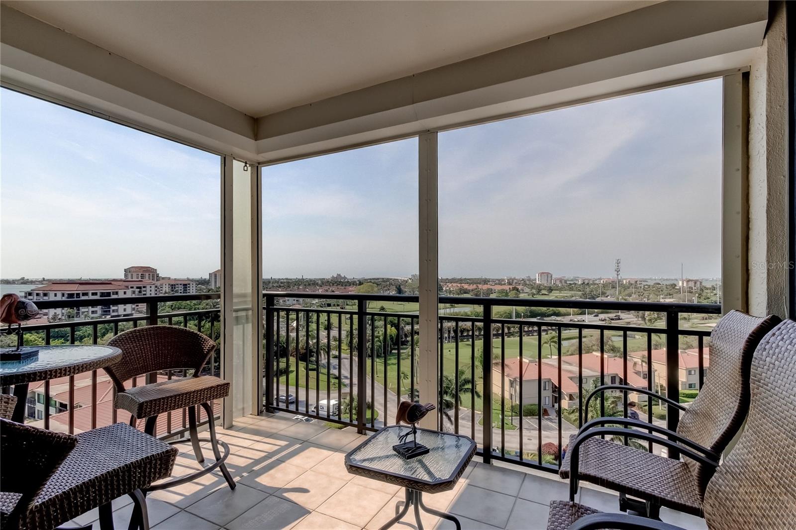 Living Room Sliders take you out to the open and spacious balcony