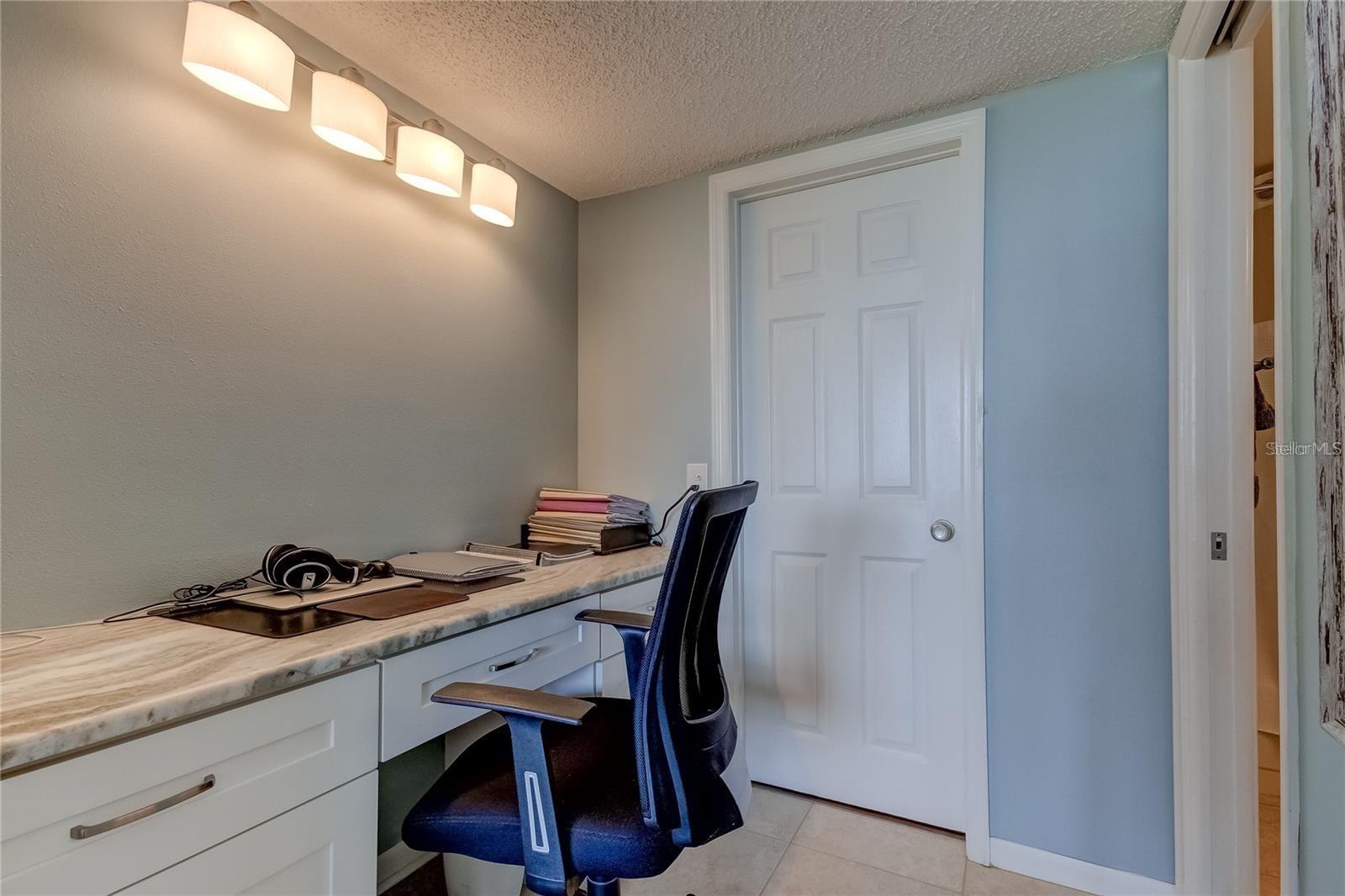 Built-in Desk Area off Guest Bedroom