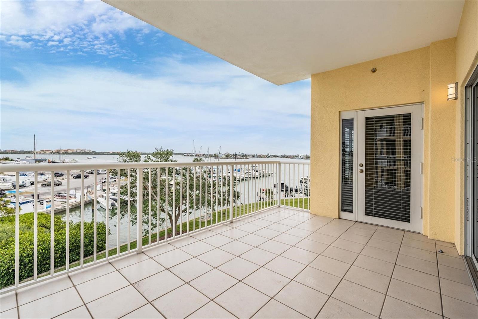 Huge Balcony with expansive water view