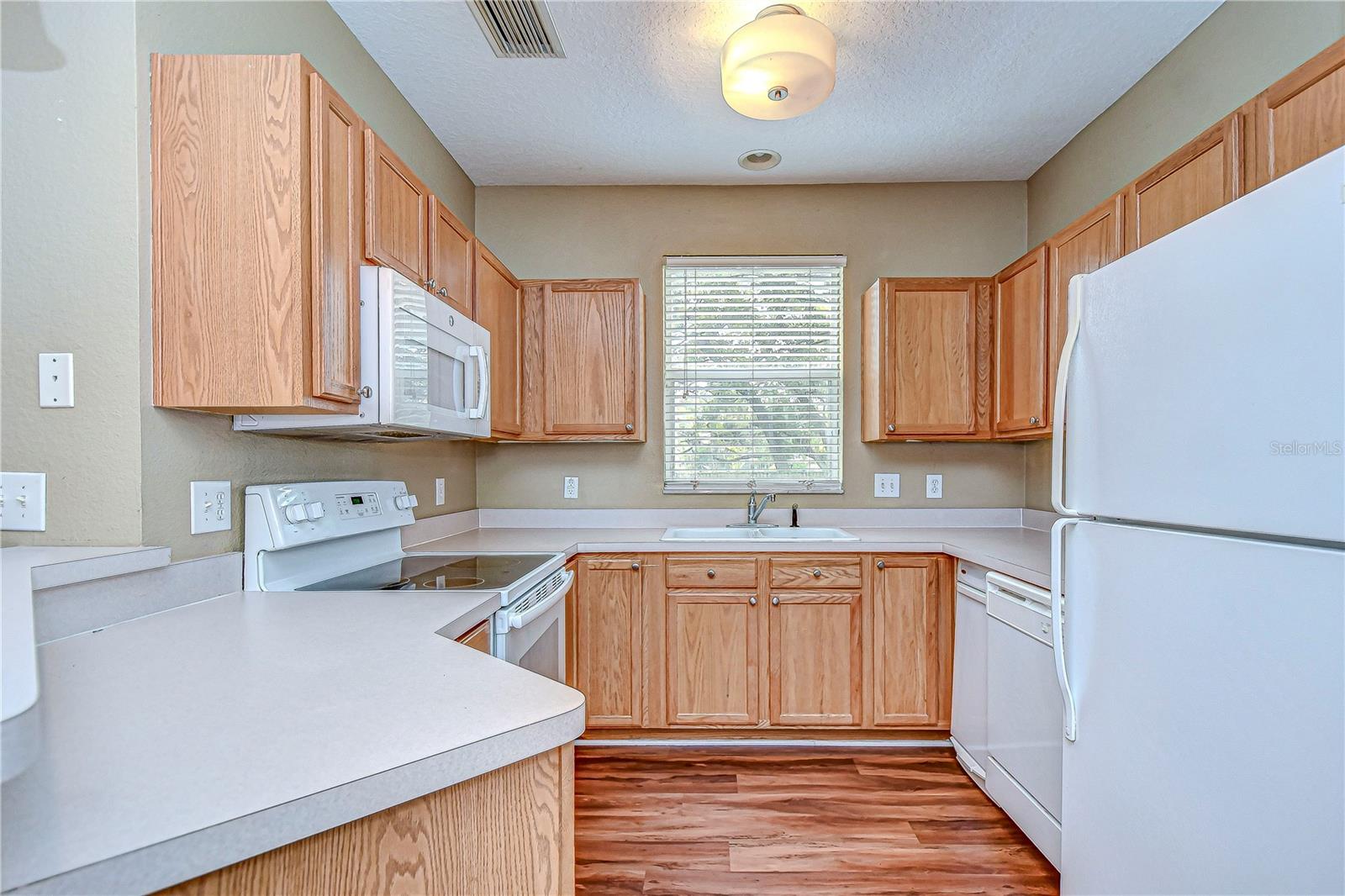 Window in the kitchen allows for great views while you cook!