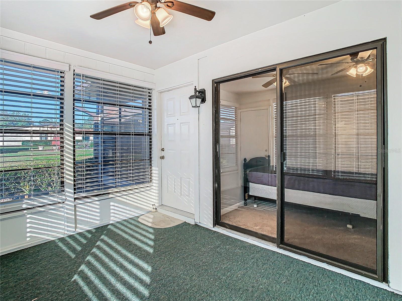 Front Entry with storage closet