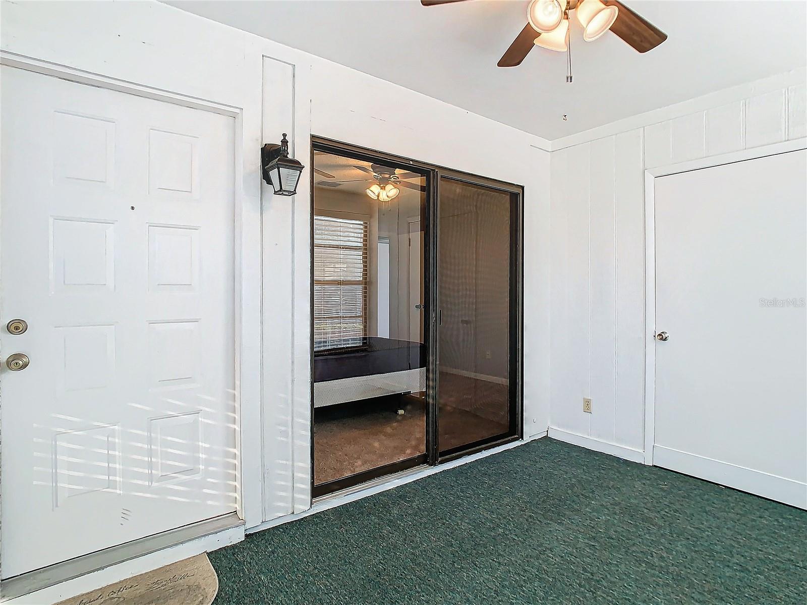 Front Entry with storage closet