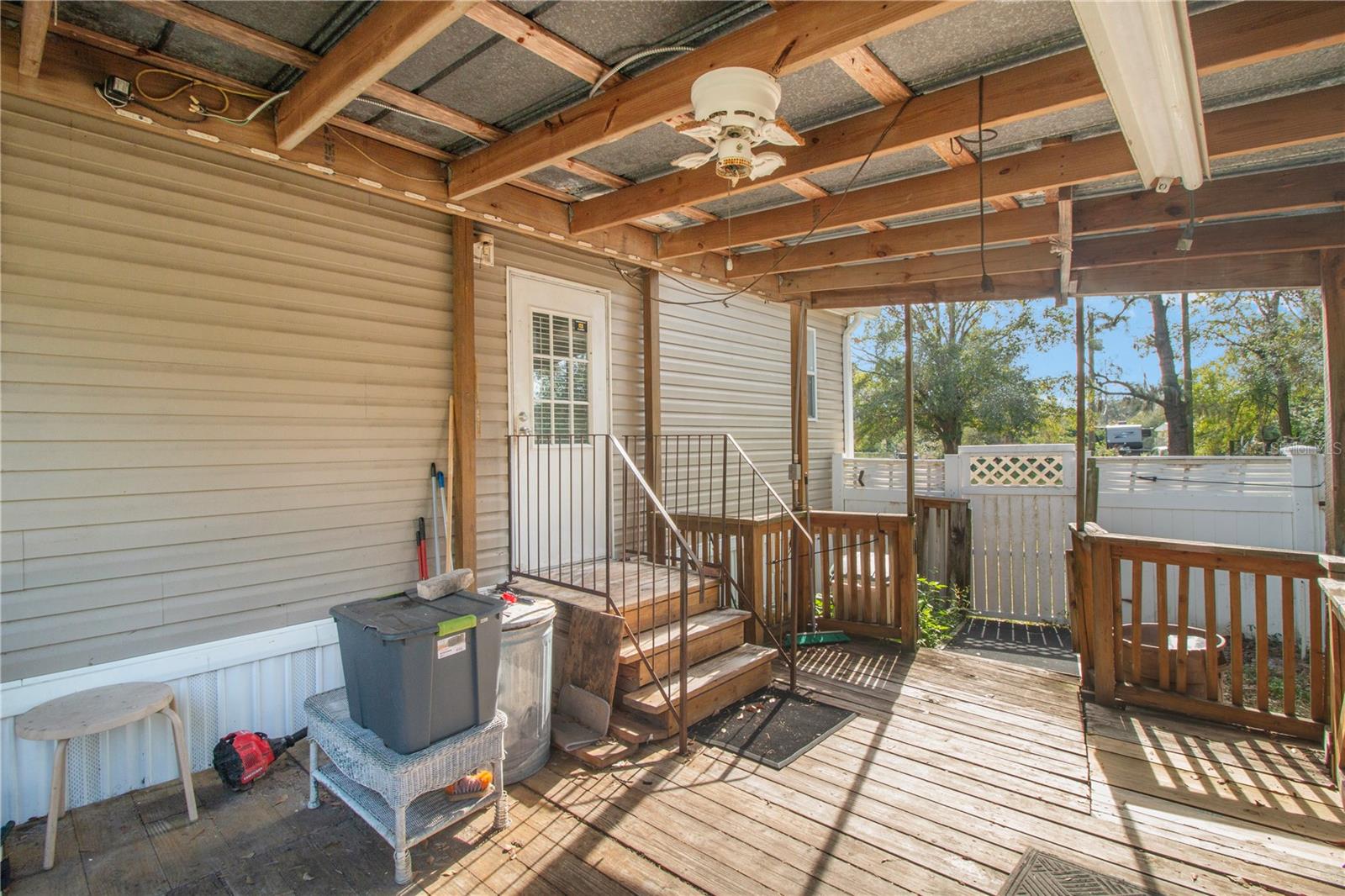 Covered Back Porch