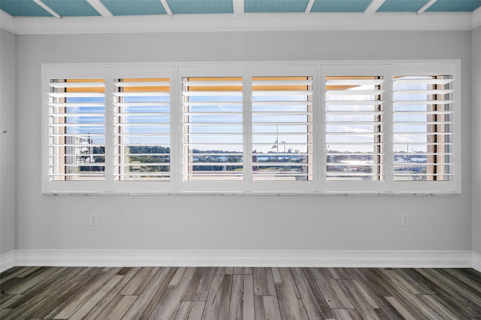 Windows with shutters