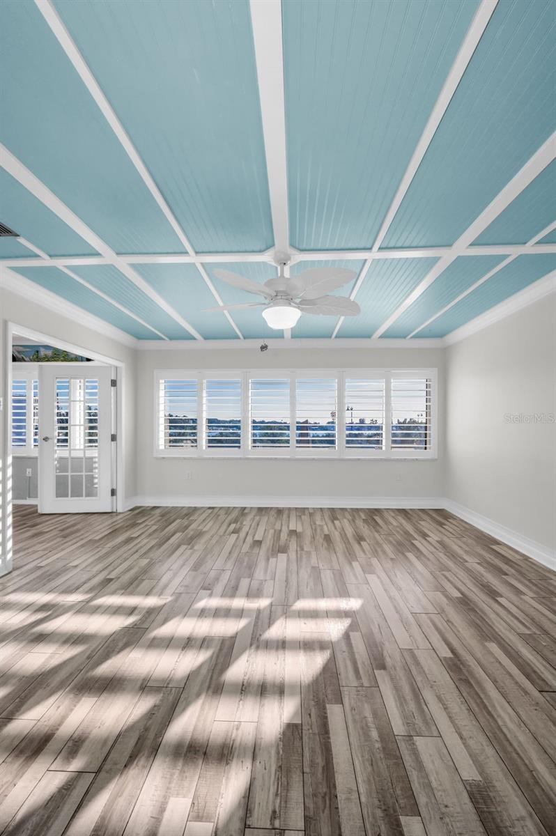 Custom coffered  ceiling