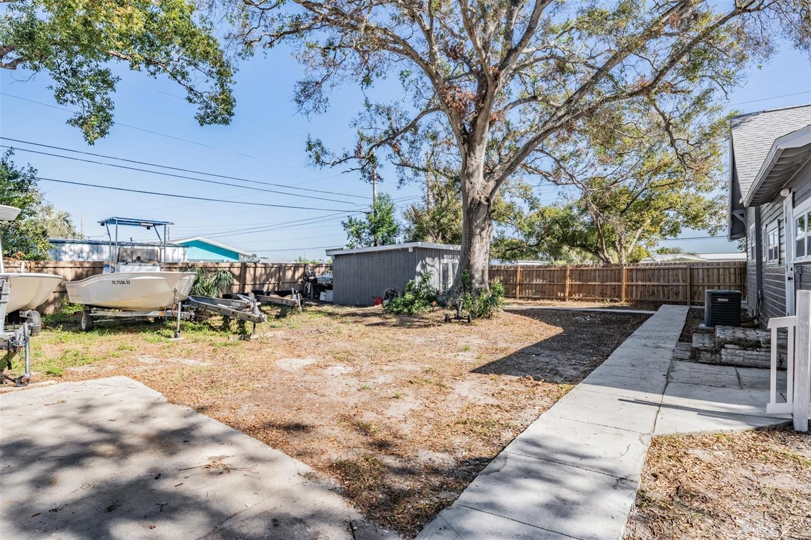 Fenced Yard - Workshop/Shed