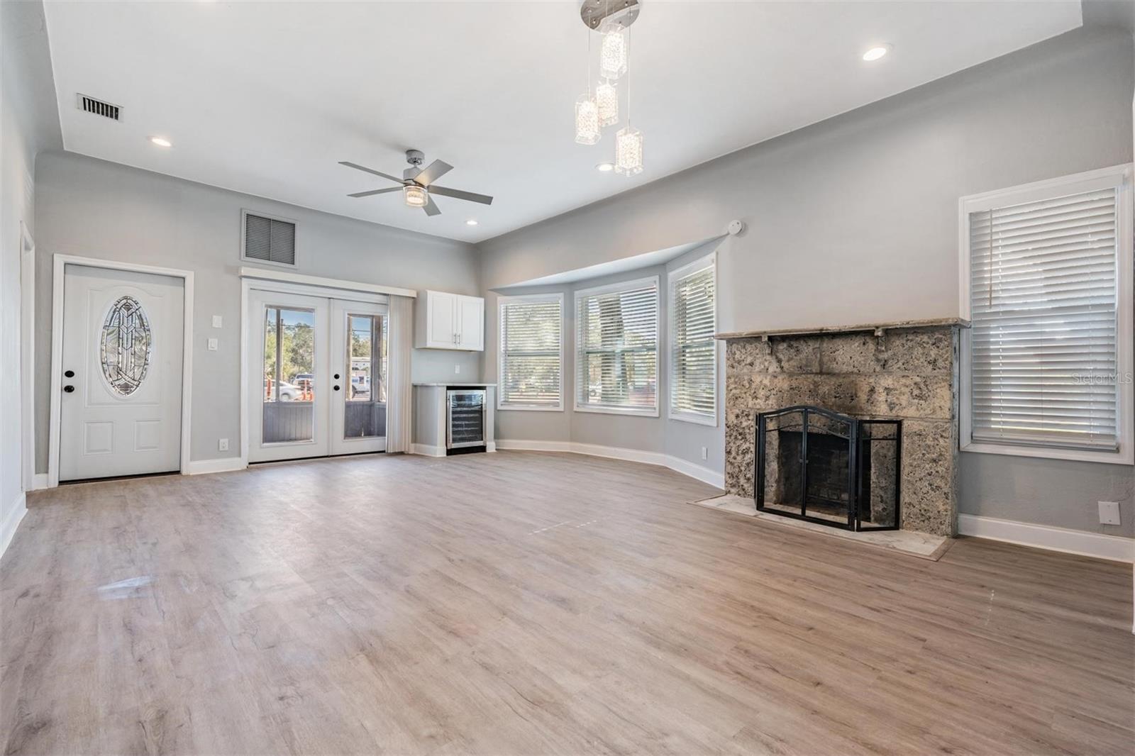 Living Room - Dining Room - Patio