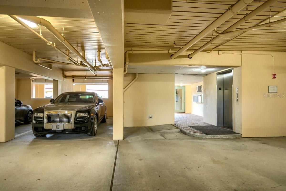 Under Building Parking Garage with Assigned spot only steps to the semi private elevator servicing only six Residence's