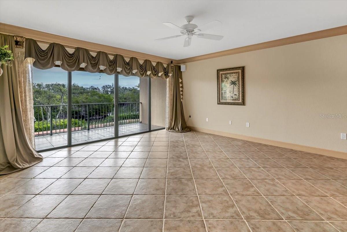 The Spacious Living Area "Awaits Your own Décor" while all 3 of the Bedrooms and Bonus Room have (Furniture Available for you option via Separate Negotiations') This extra large Sunrise facing 2ND Balcony is Private, Quiet, Calm and Serene.