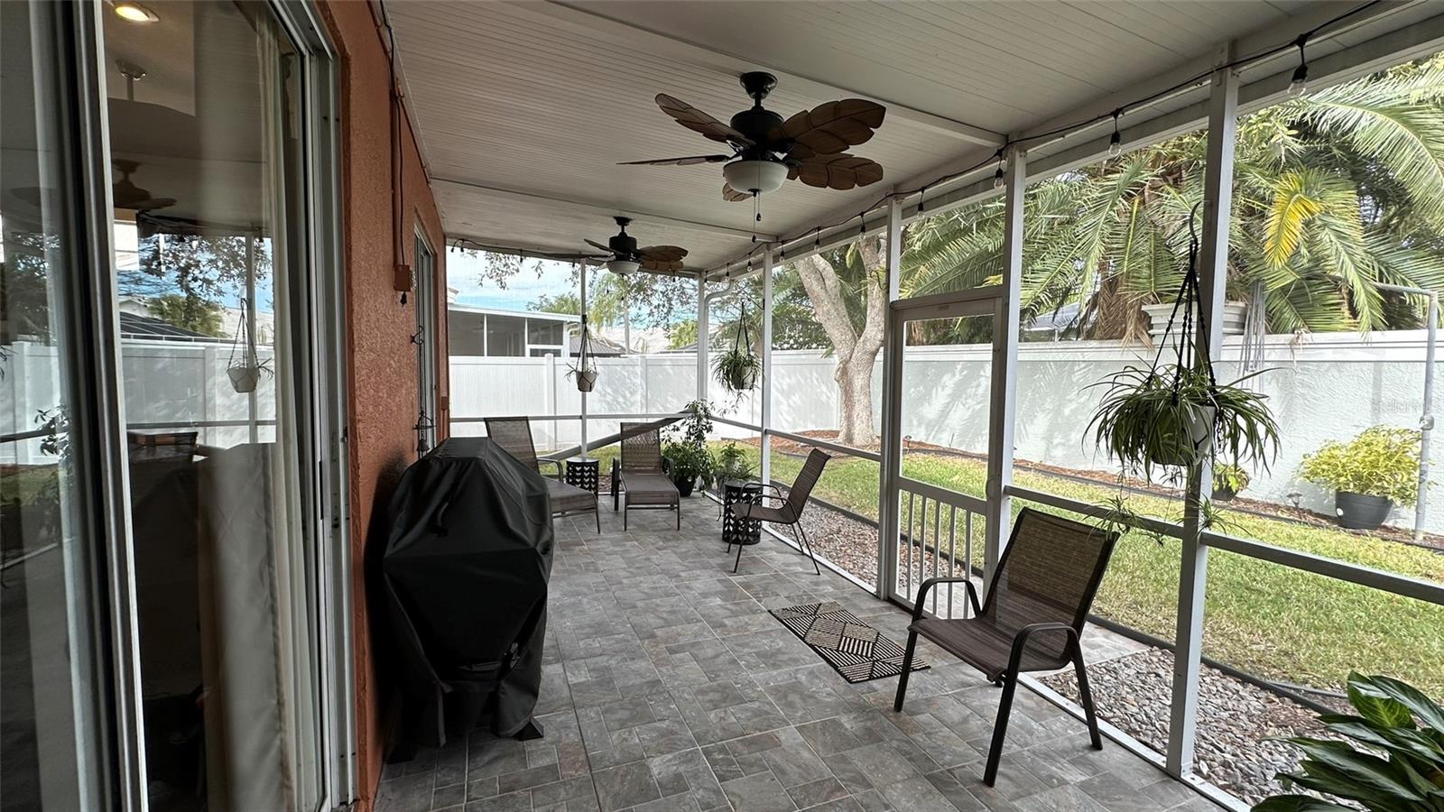 Patio w 3 Outdoor Fans