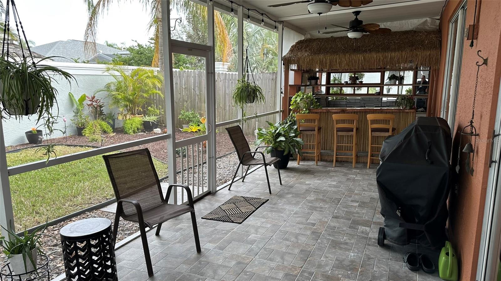 Patio with Tiki Bar