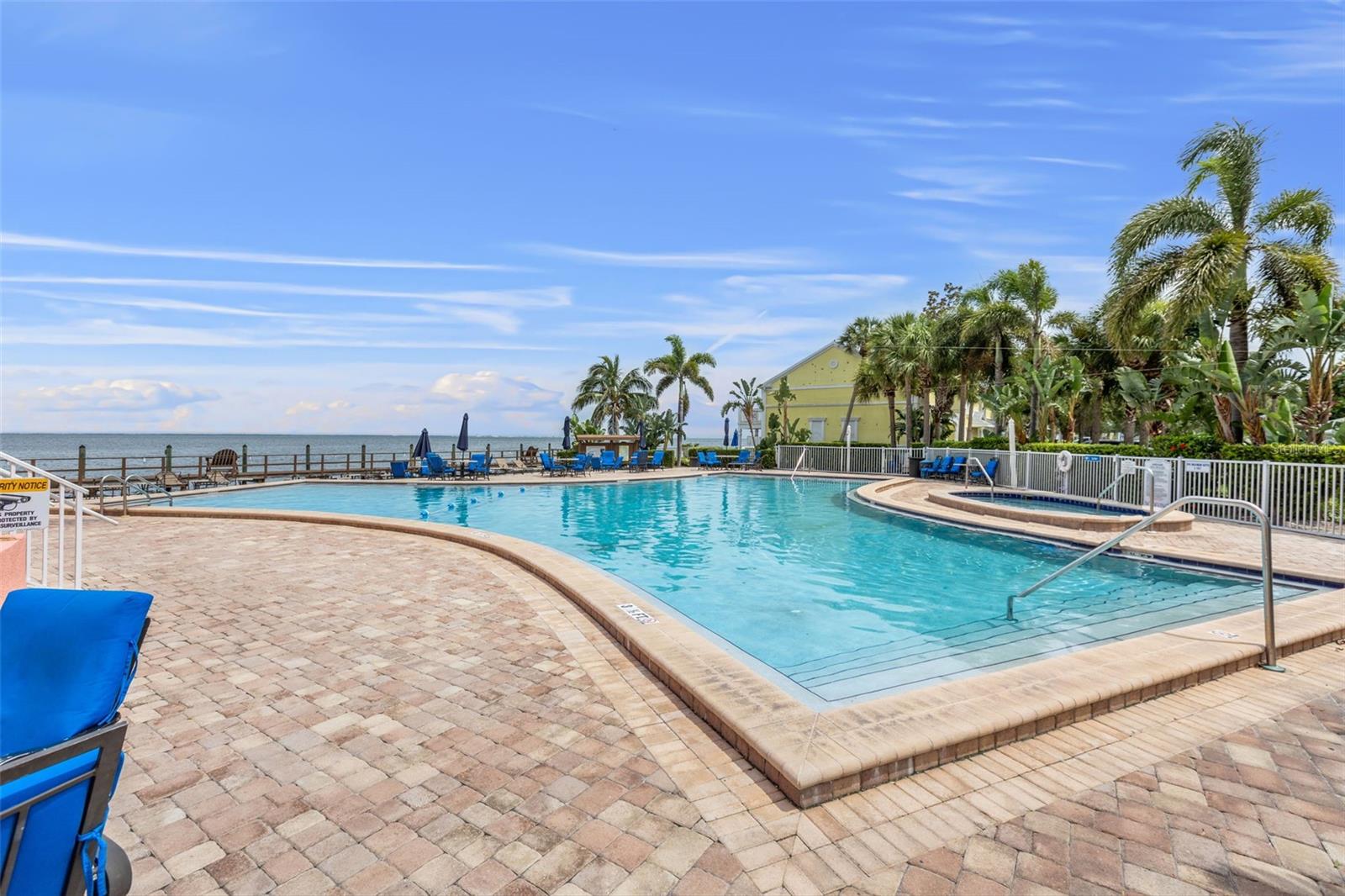 Community Pool Overlooking The Intracoastal Waters