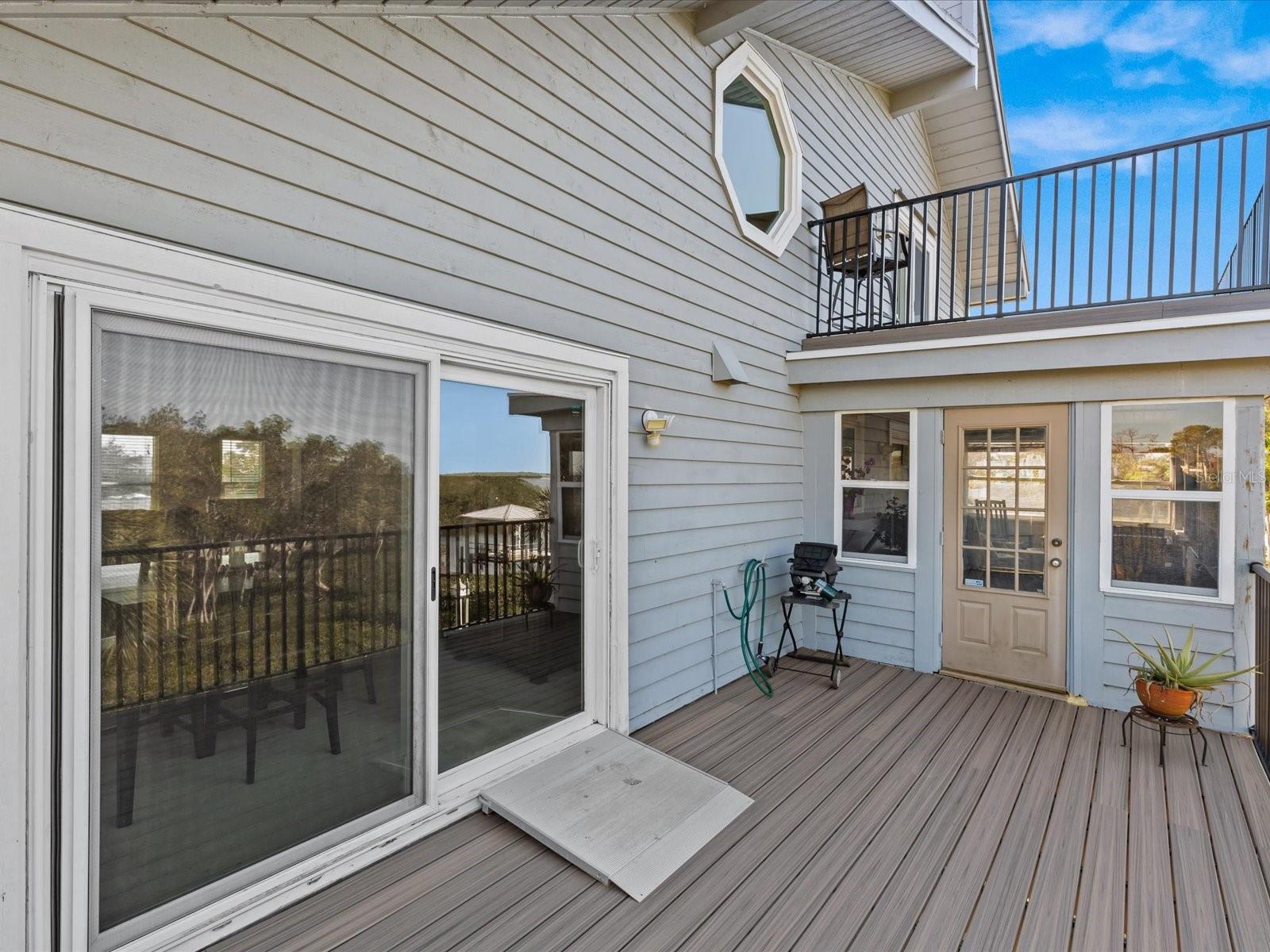 balcony out from dining room and Florida room