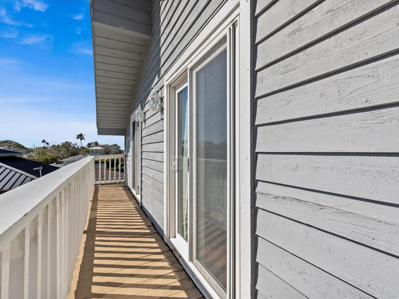 balcony for bedroom 2 and 3