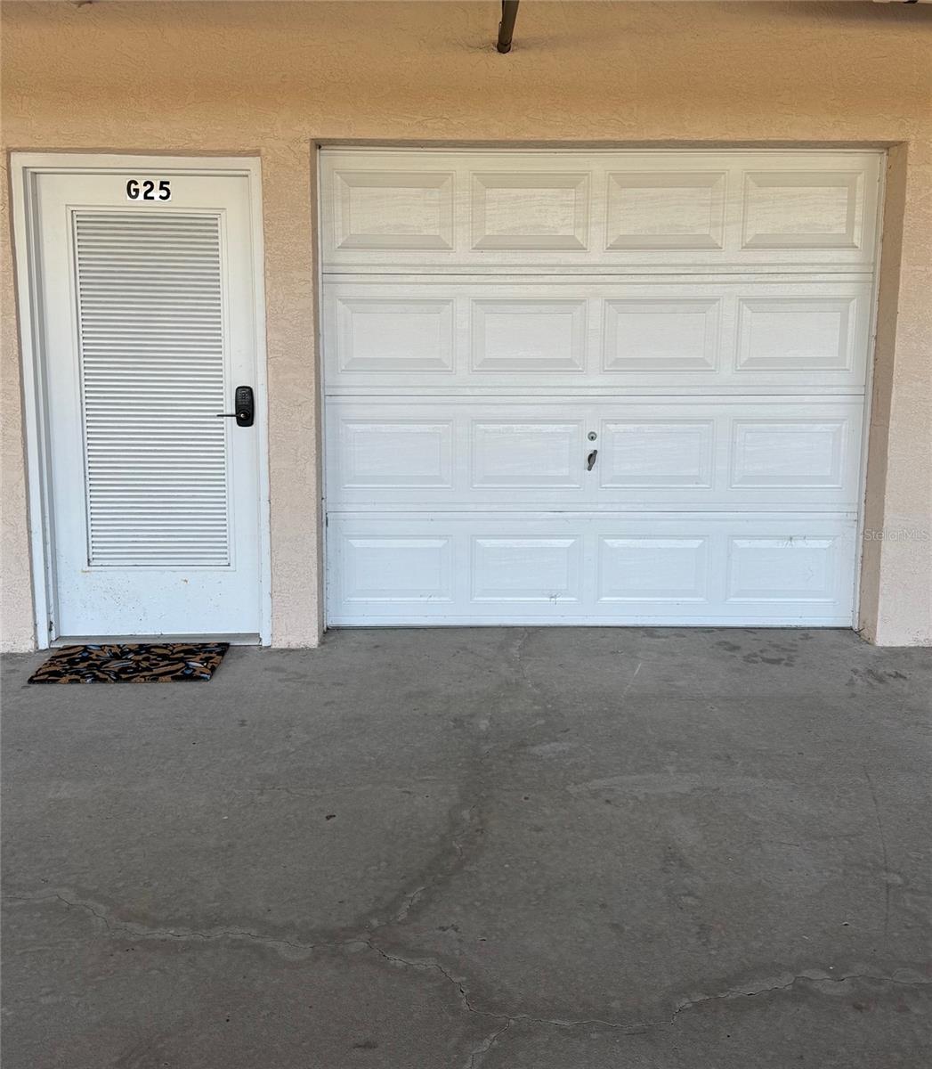 Over-sized single car Garage