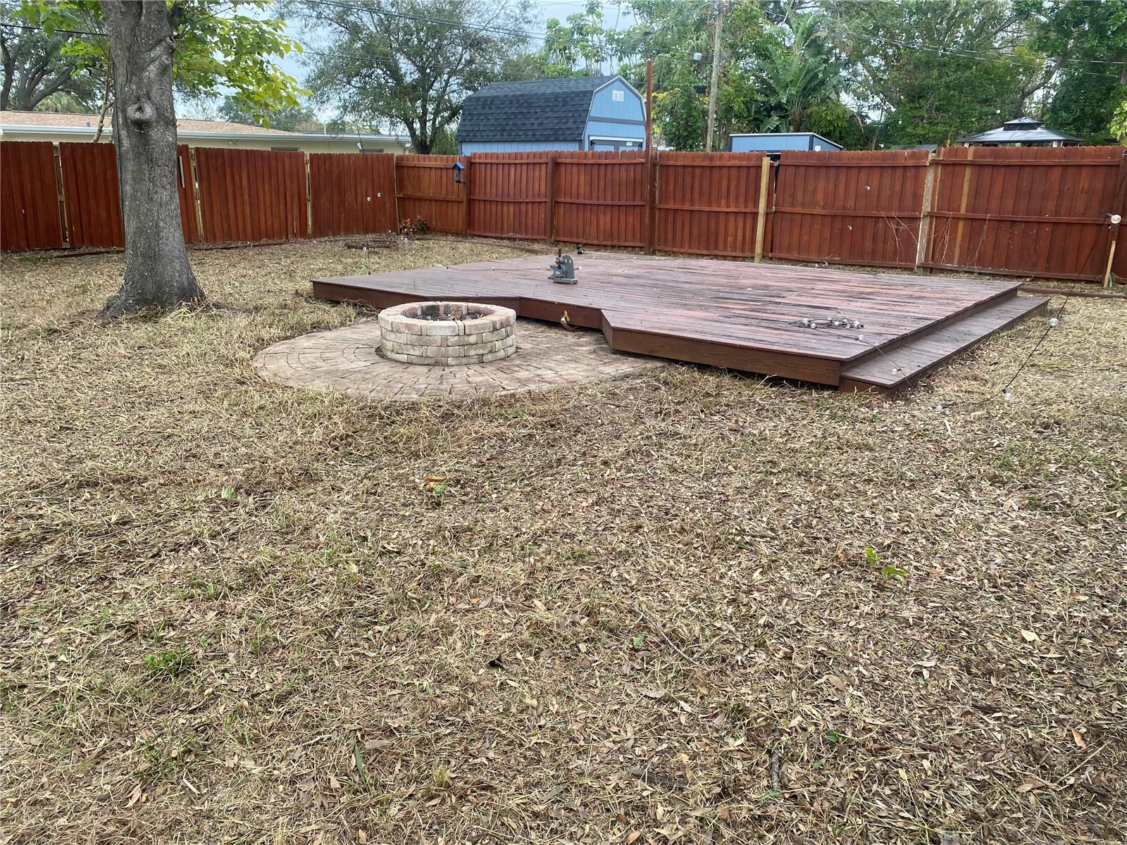 HUGE Fenced Backyard