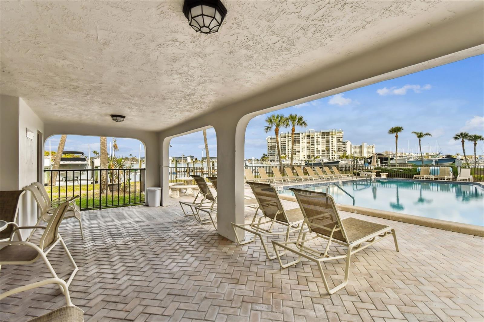 Pool Deck with bathrooms