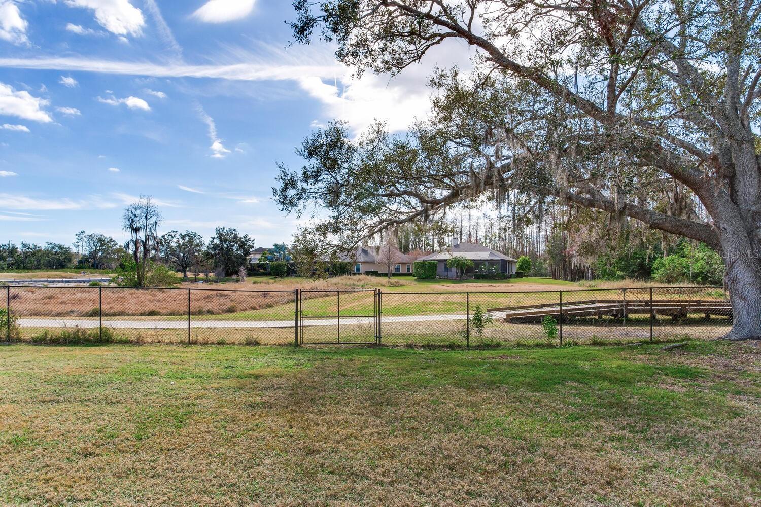 Private entry gate to Wentworth Golf Course