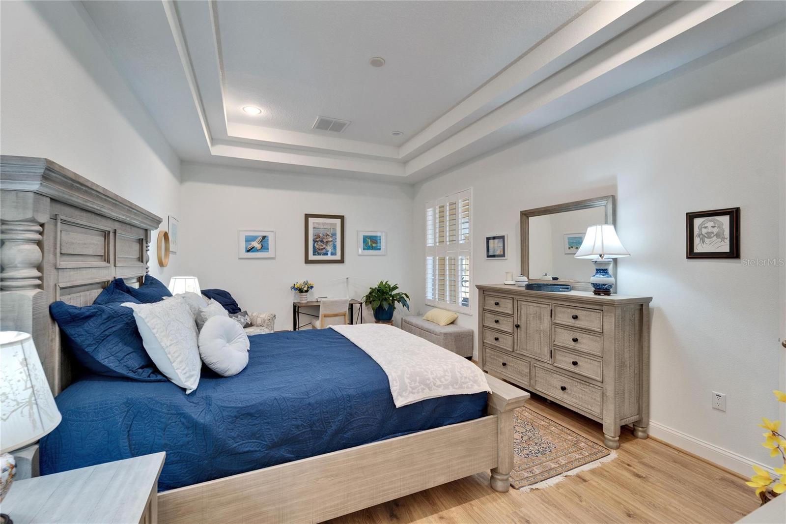 Owner's Suite w/Coffered Ceiling