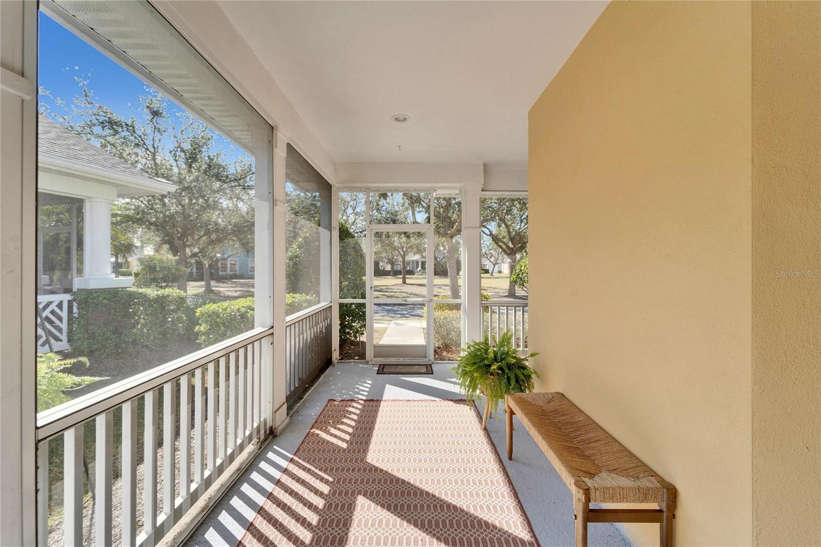 Screened Front Porch