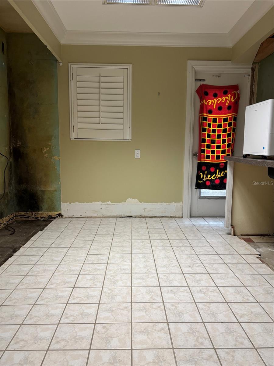 Kitchen/Cabinets &appliances have been removed