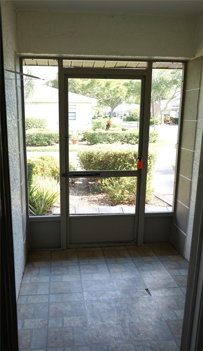 screened entry