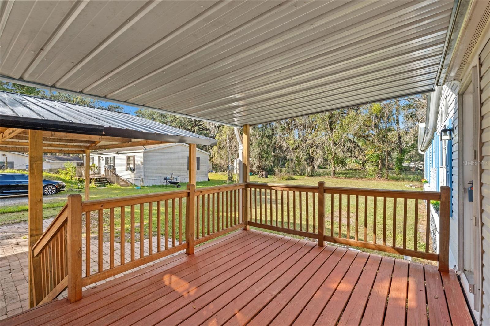 Covered front porch