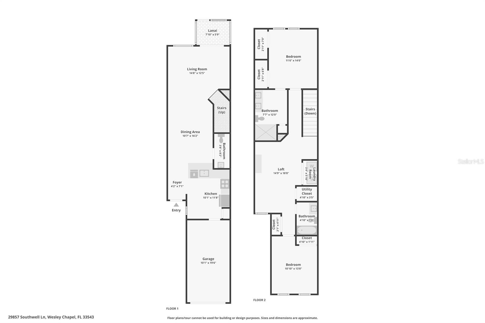 1st and 2nd Floor Plans