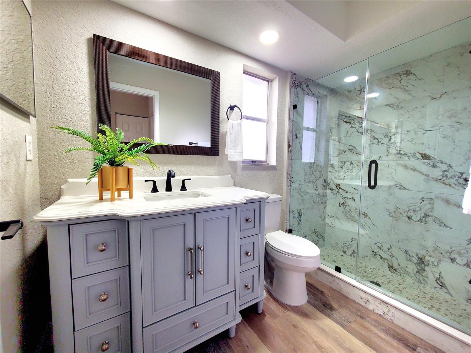 REMODELED MASTER BATHROOM