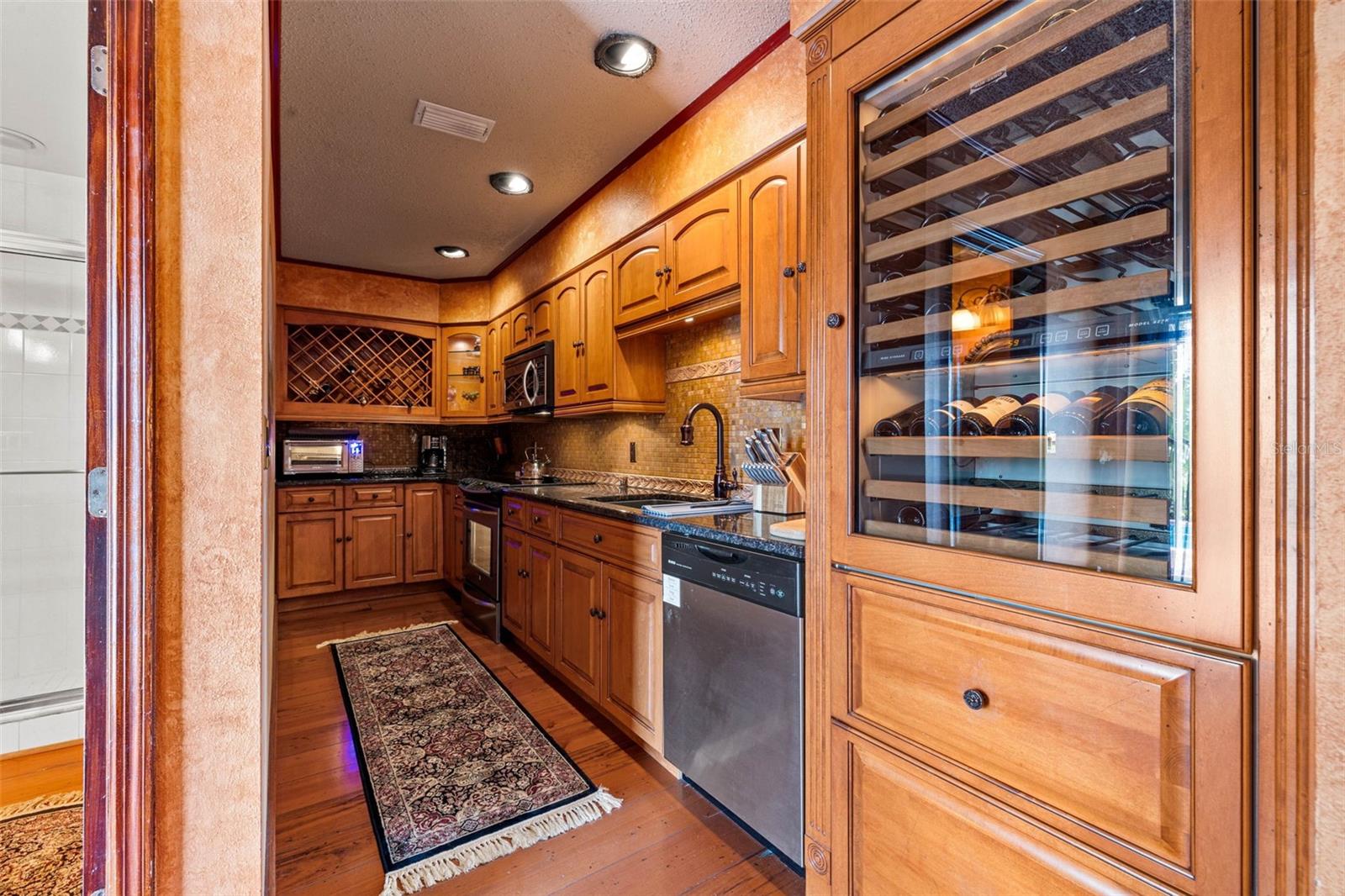 1st floor kitchen with wine fridge