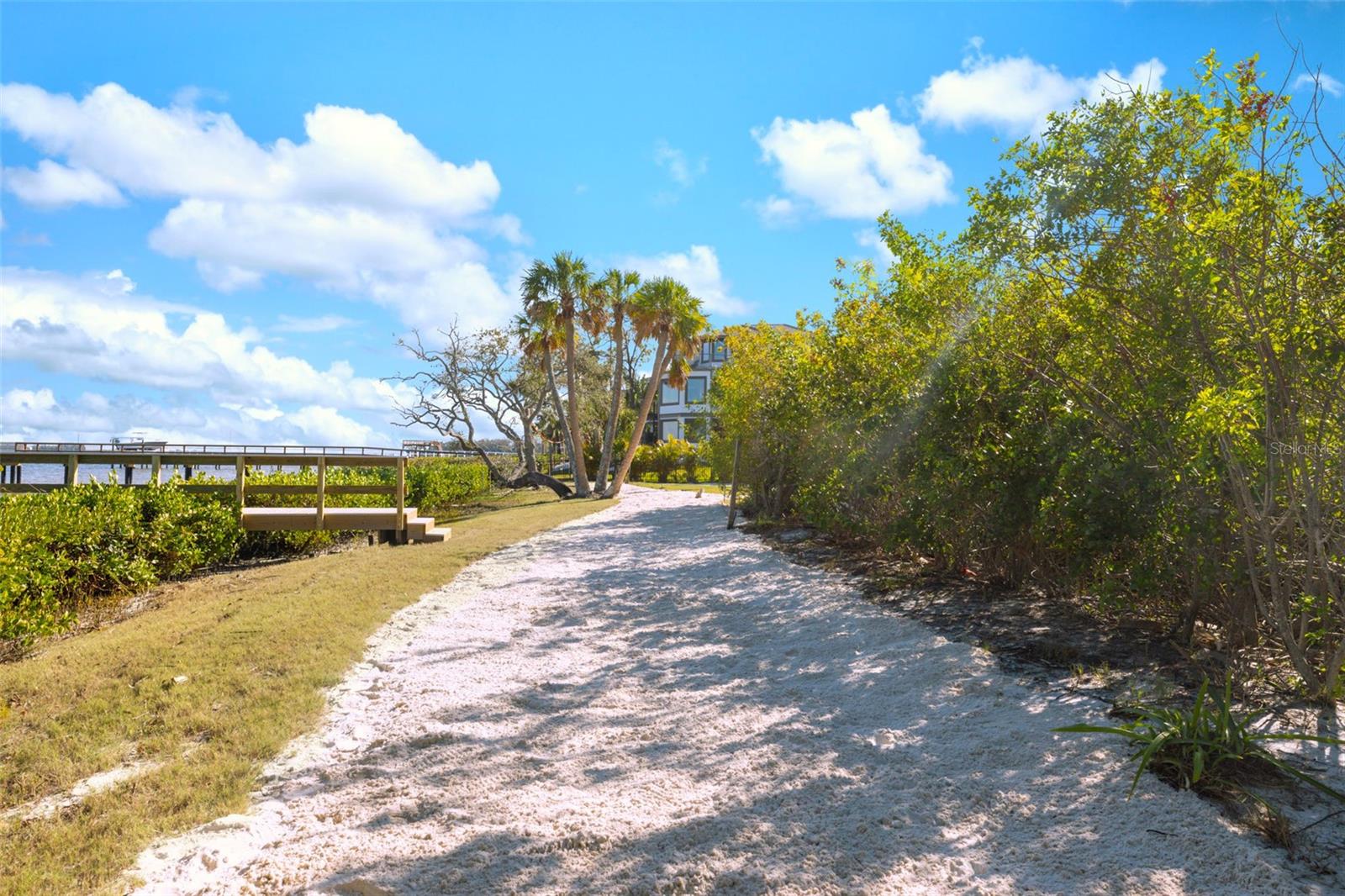 Private beach