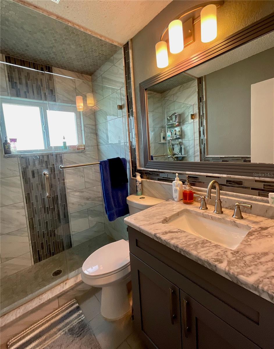 Guest bathroom vanity