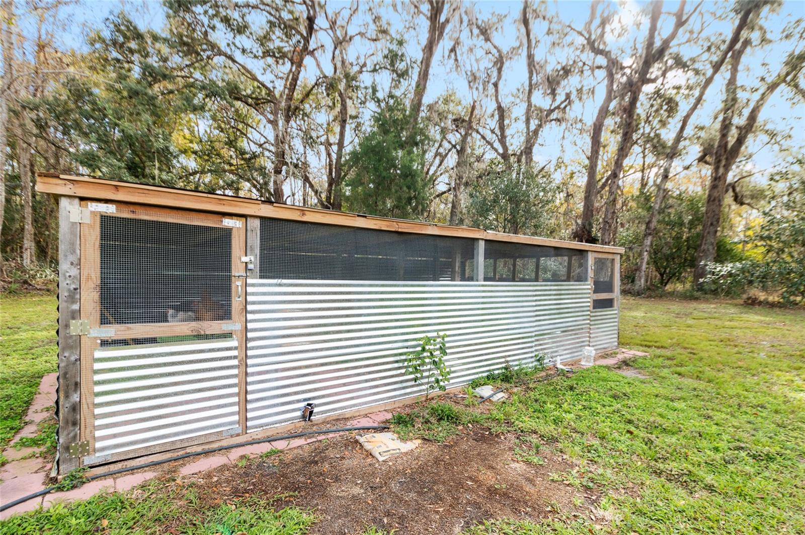 Custom chicken coupe.  Hens not included.