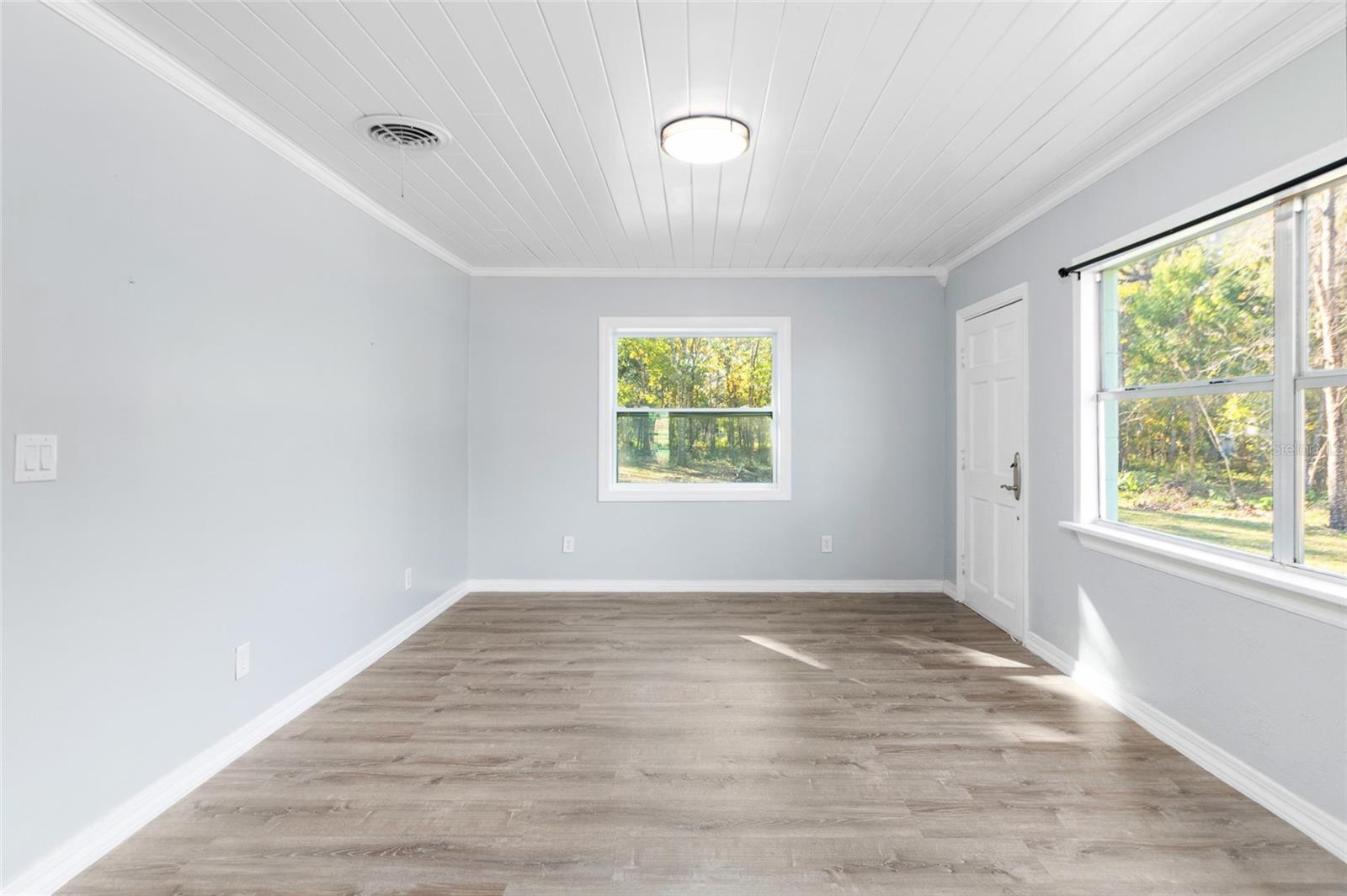 Enjoy the views from the spacious dining area just off the kitchen. This area is perfect for entertaining guests or just relaxing with family.