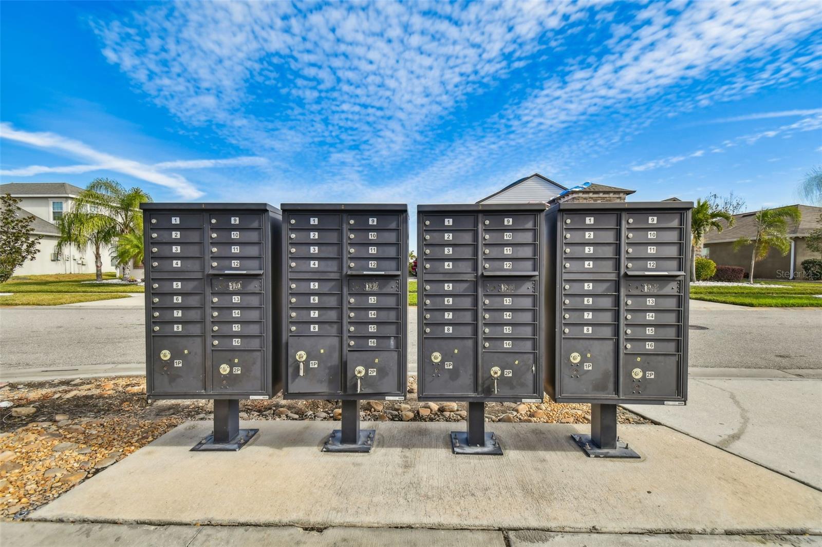 Mailboxes located near Gate Entrance