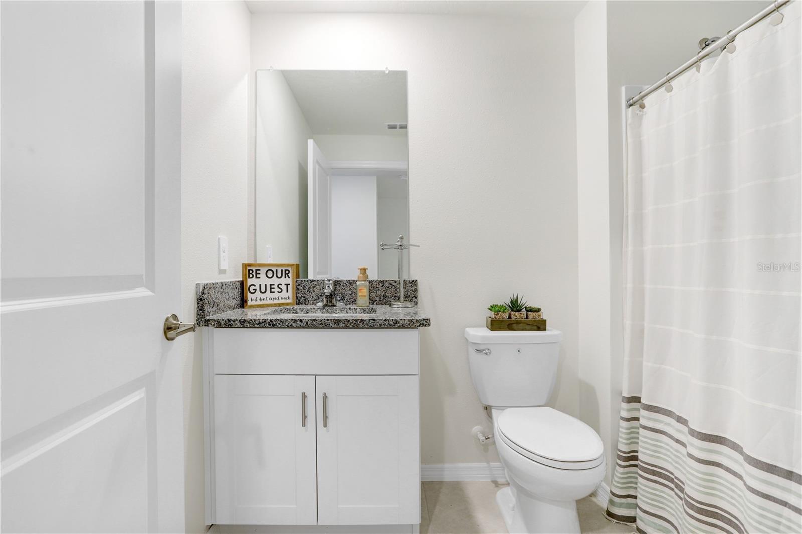 Guest bathroom upstairs