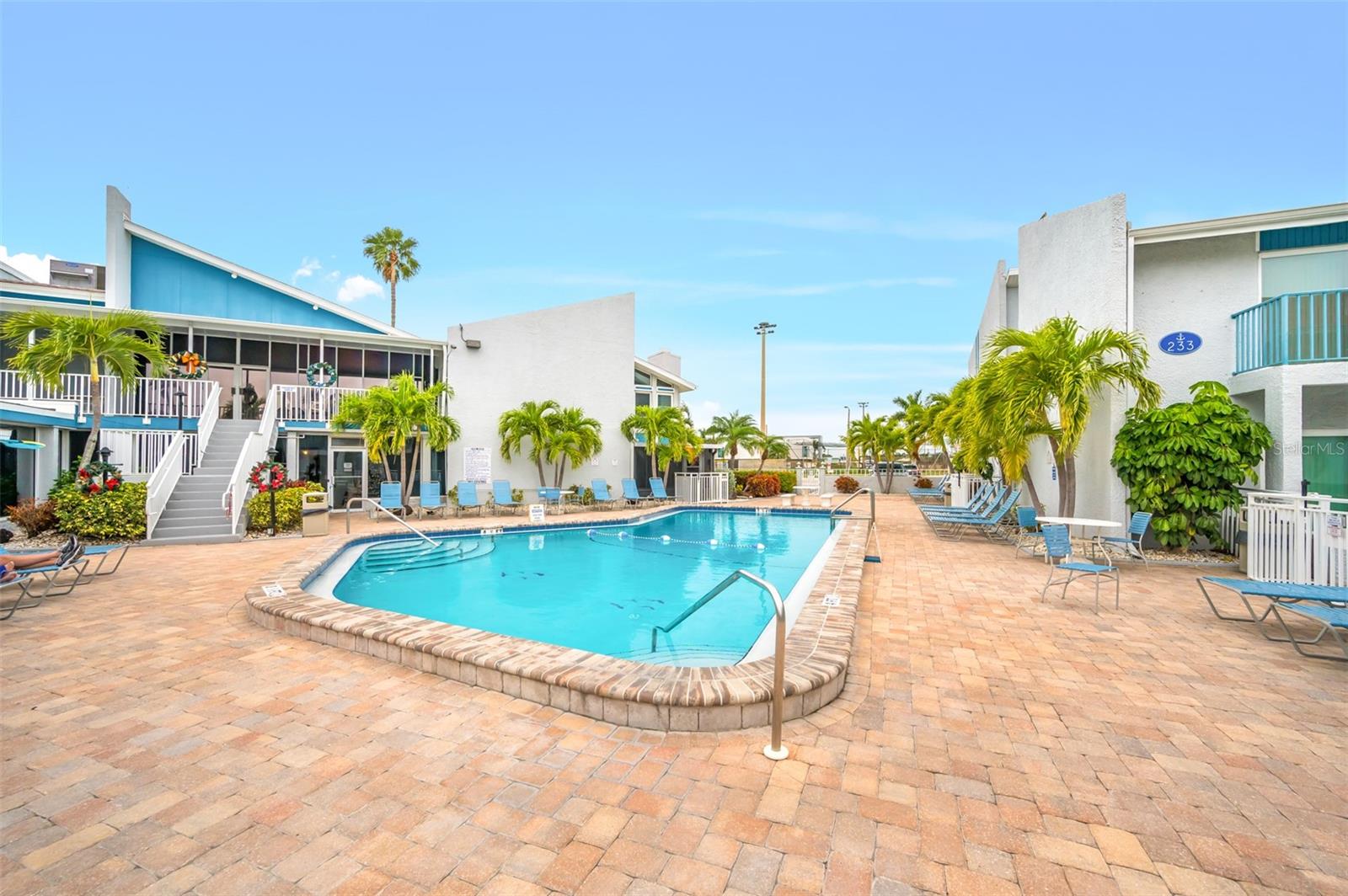 One Of Two Heated Pools