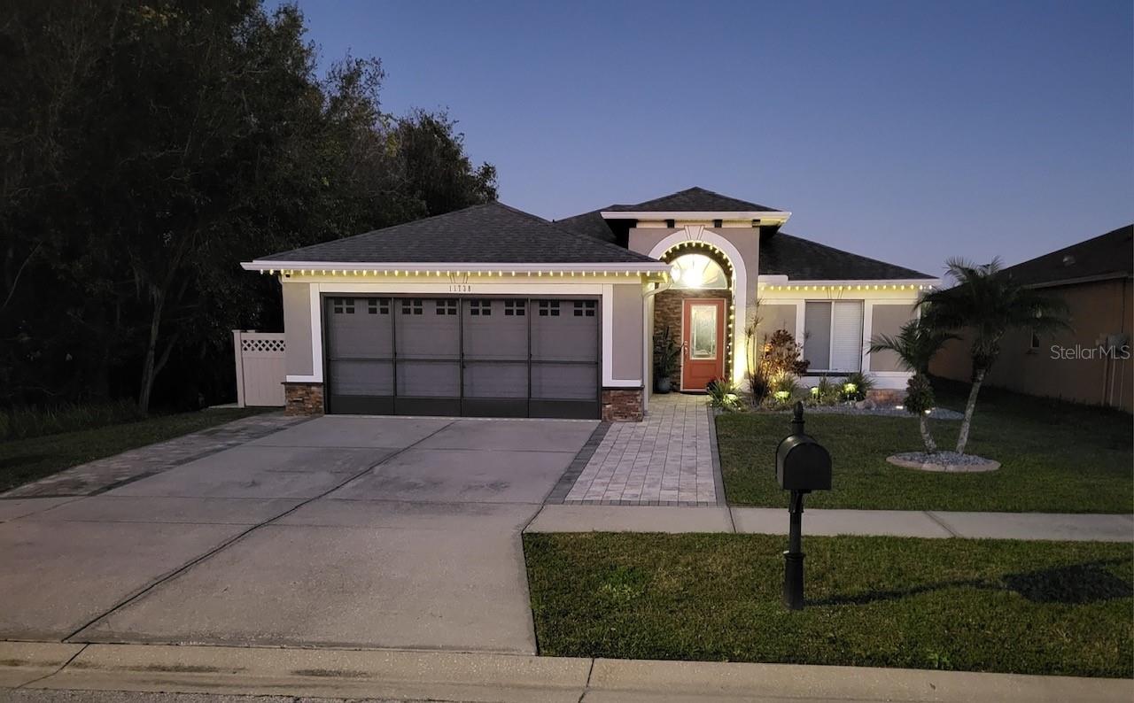 Front of home at Twilight