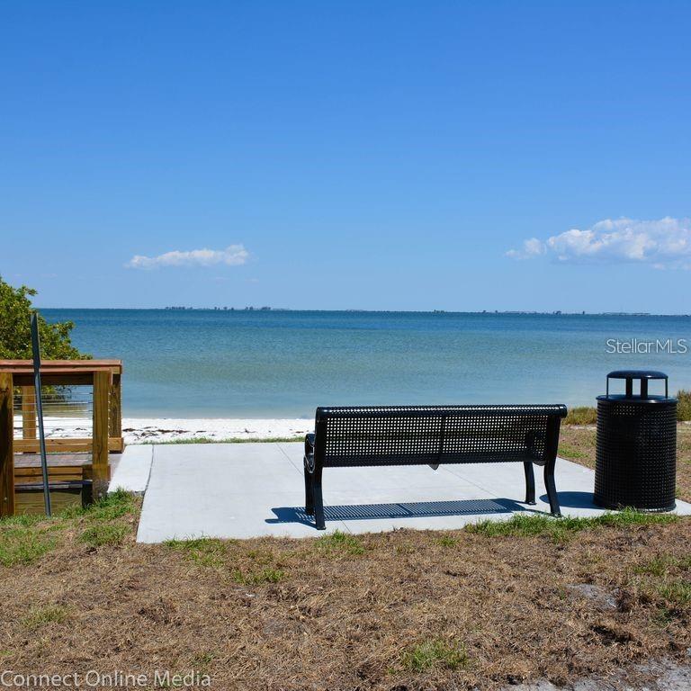 Waterfront park is just one mile from the home!