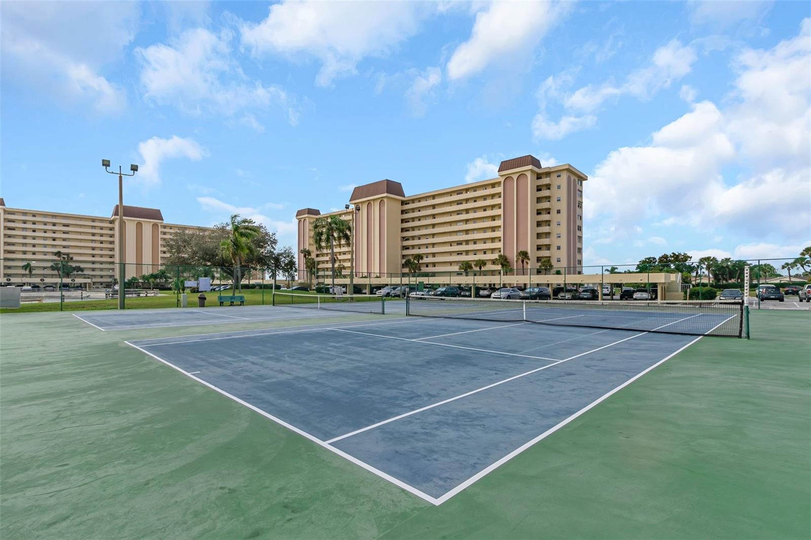 Tennis and Pickle Ball Courts.