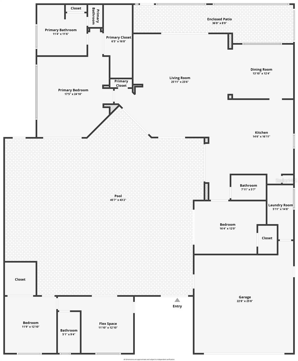 Floor plan of home