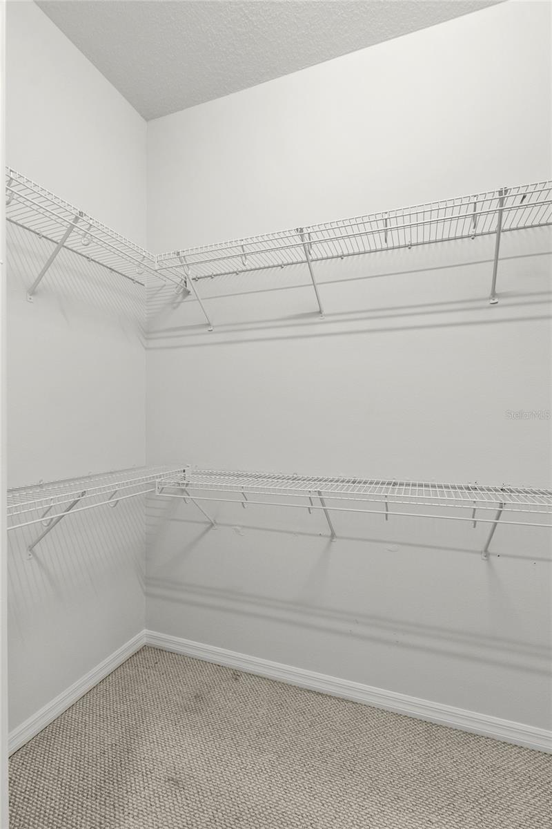 2 walk in closets